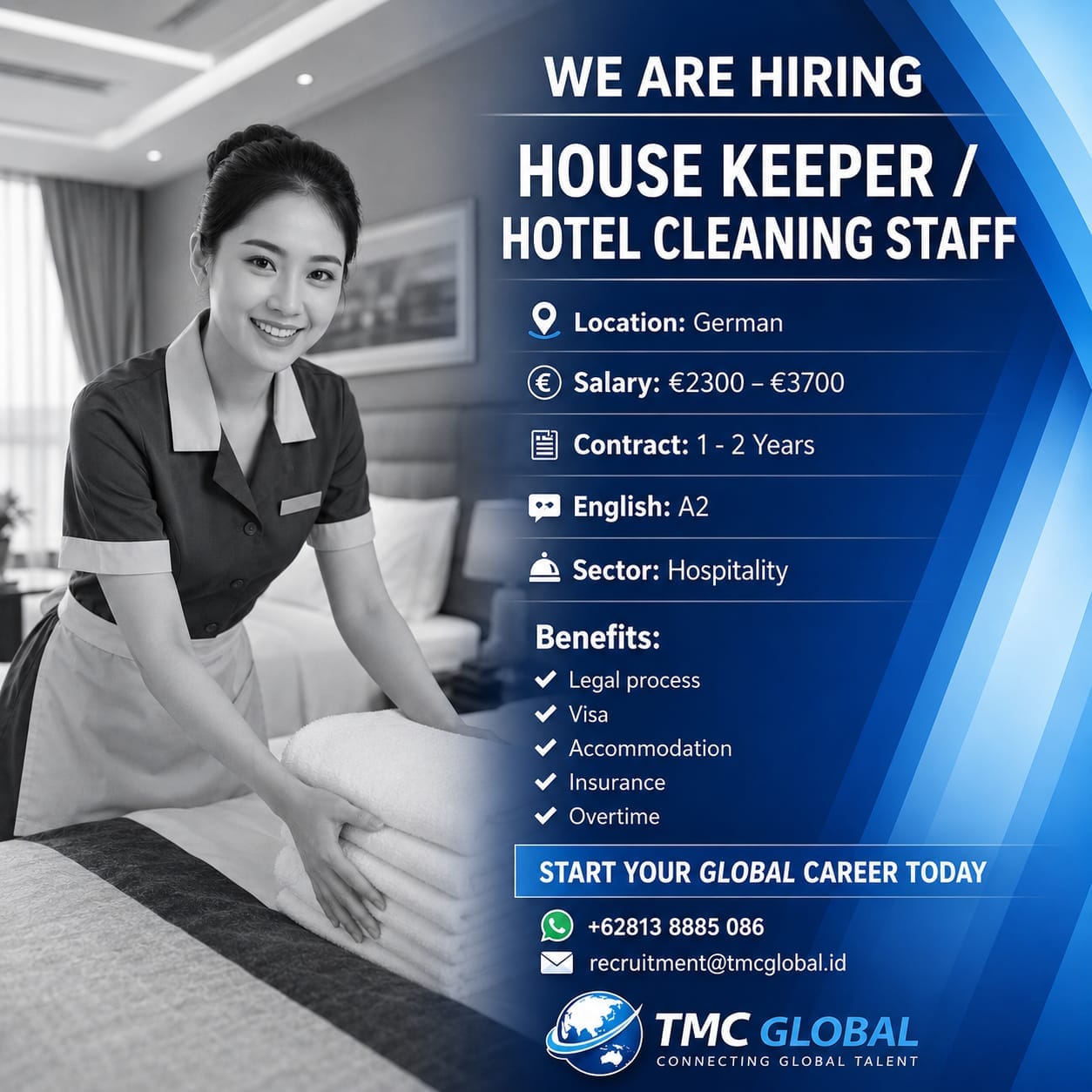 Housekeeper / Hotel Cleaning Staff